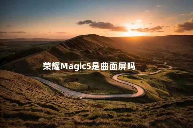 荣耀Magic5是曲面屏吗