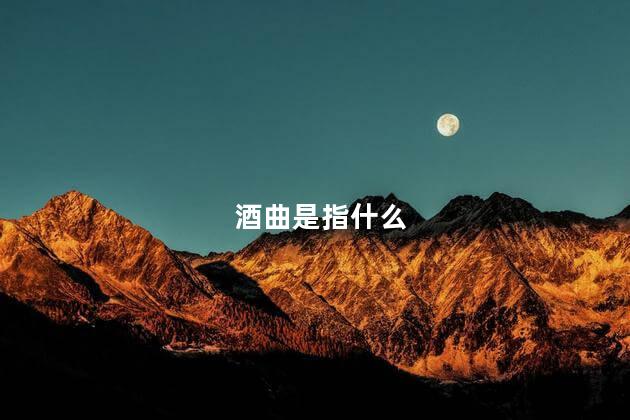 酒曲是指什么