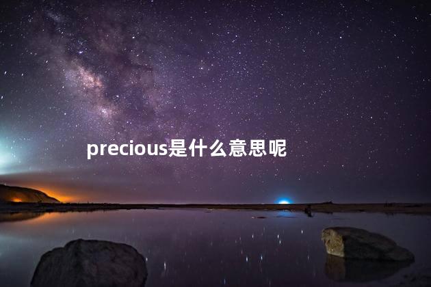 precious是什么意思呢