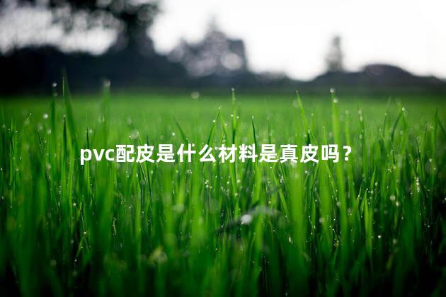 pvc配皮是什么材料是真皮吗？