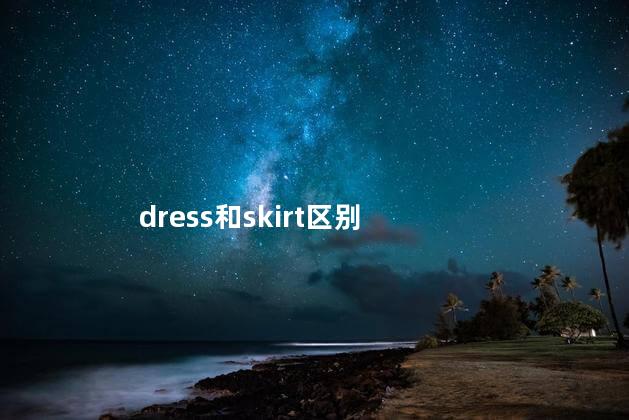 dress和skirt区别